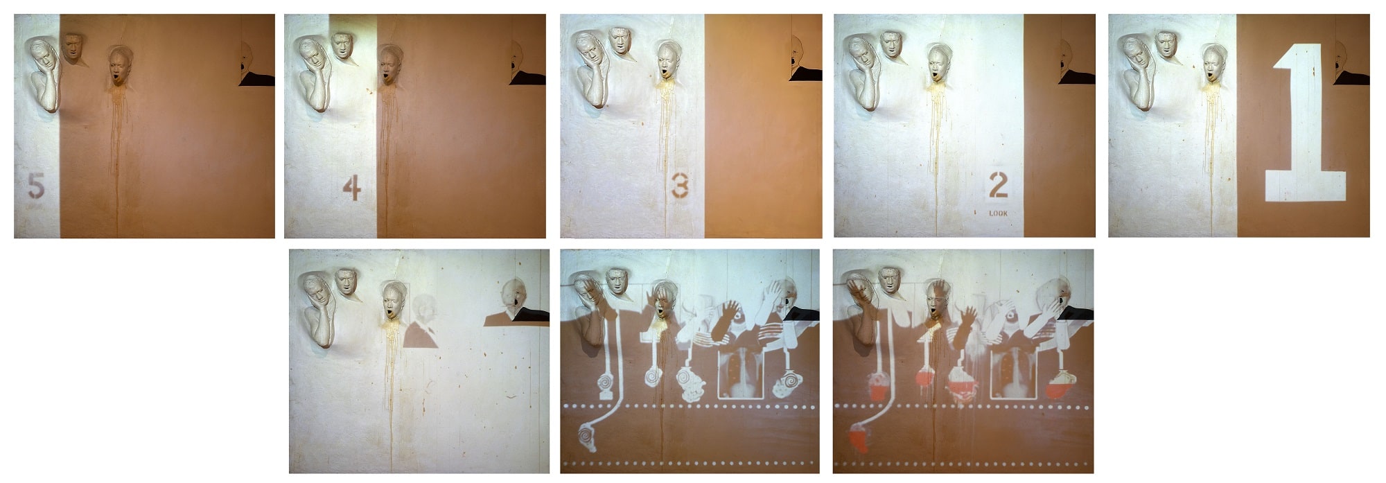 Six Men Getting Sick