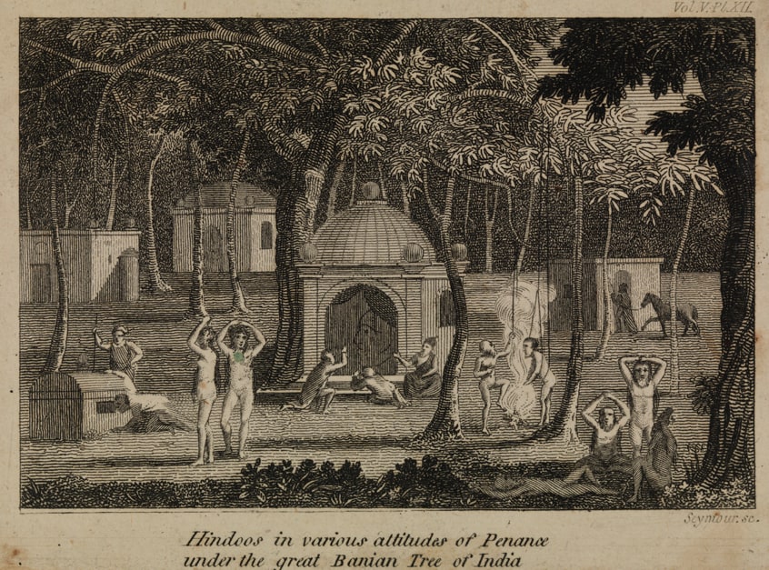 Hindoos in Various Attitudes of Penance