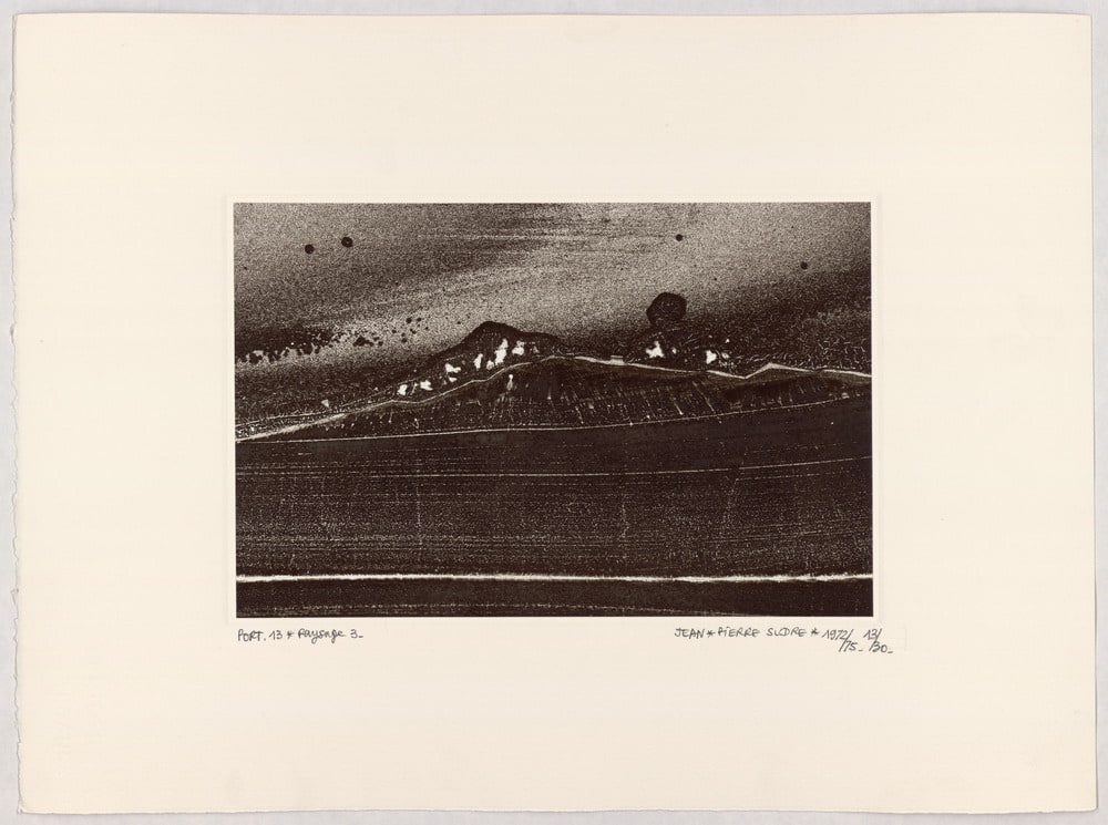 Douze paysages matériographiques
