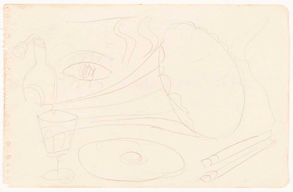 Etude pour "La femme à la cigarette"