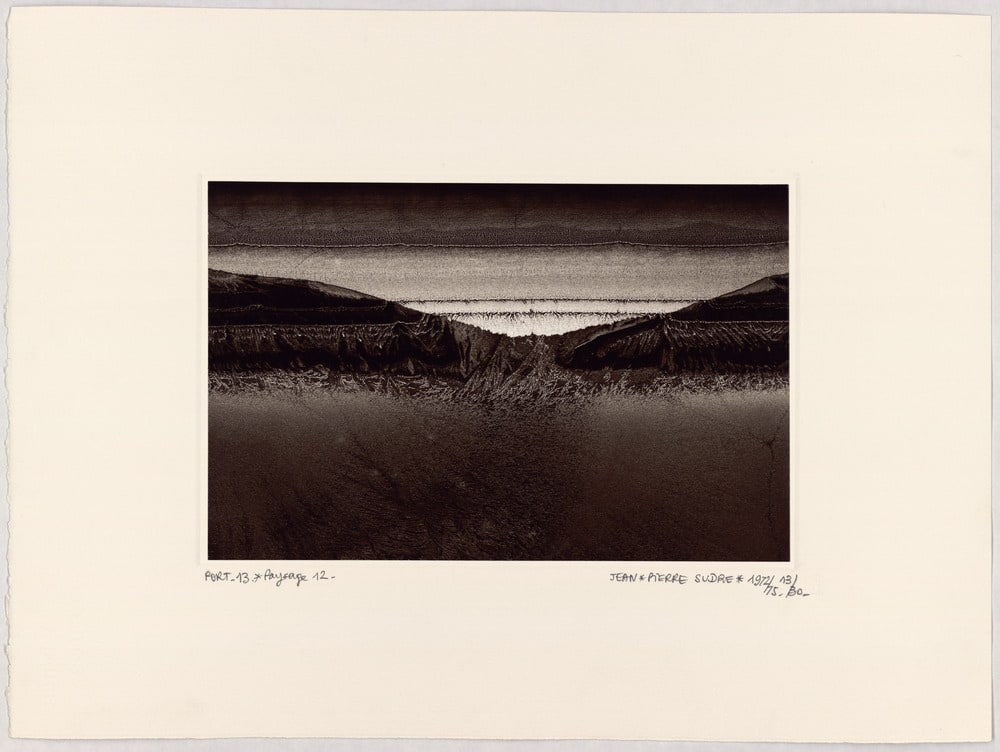 Douze paysages matériographiques
