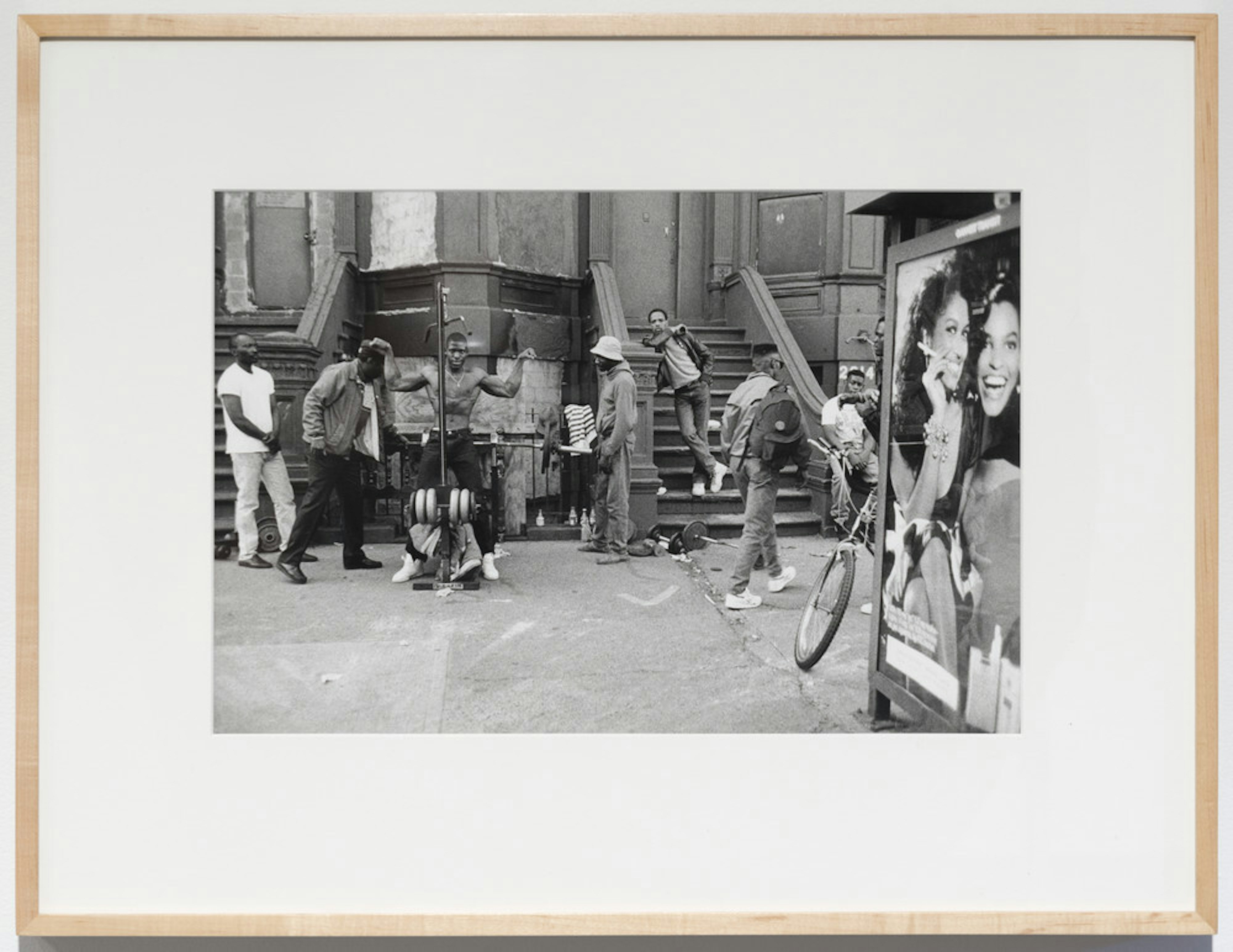 10 Prints (Cigarette advertisement in bus station with street scene)