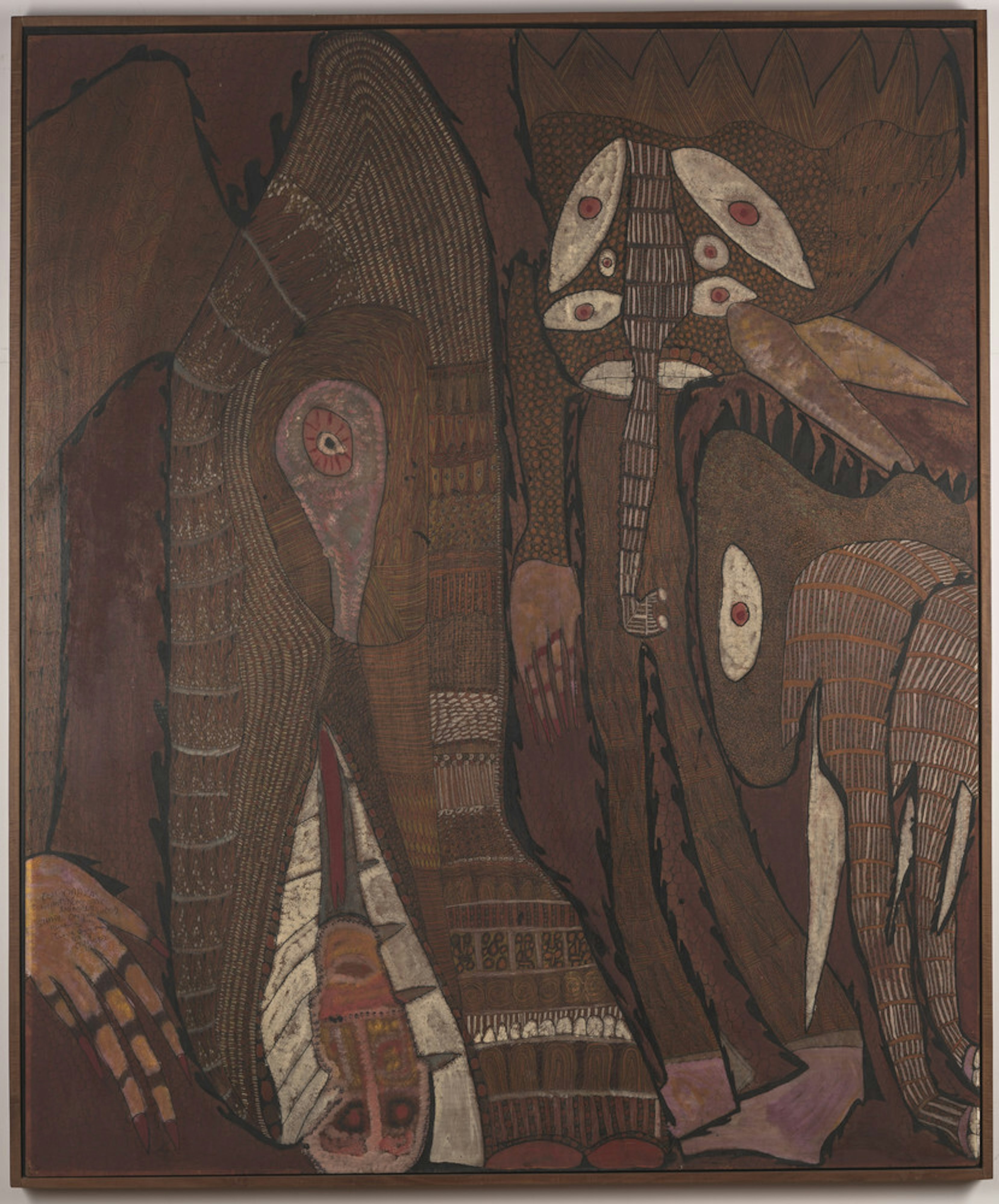 Esu- Odara's giant domestic animals, shade on the wood