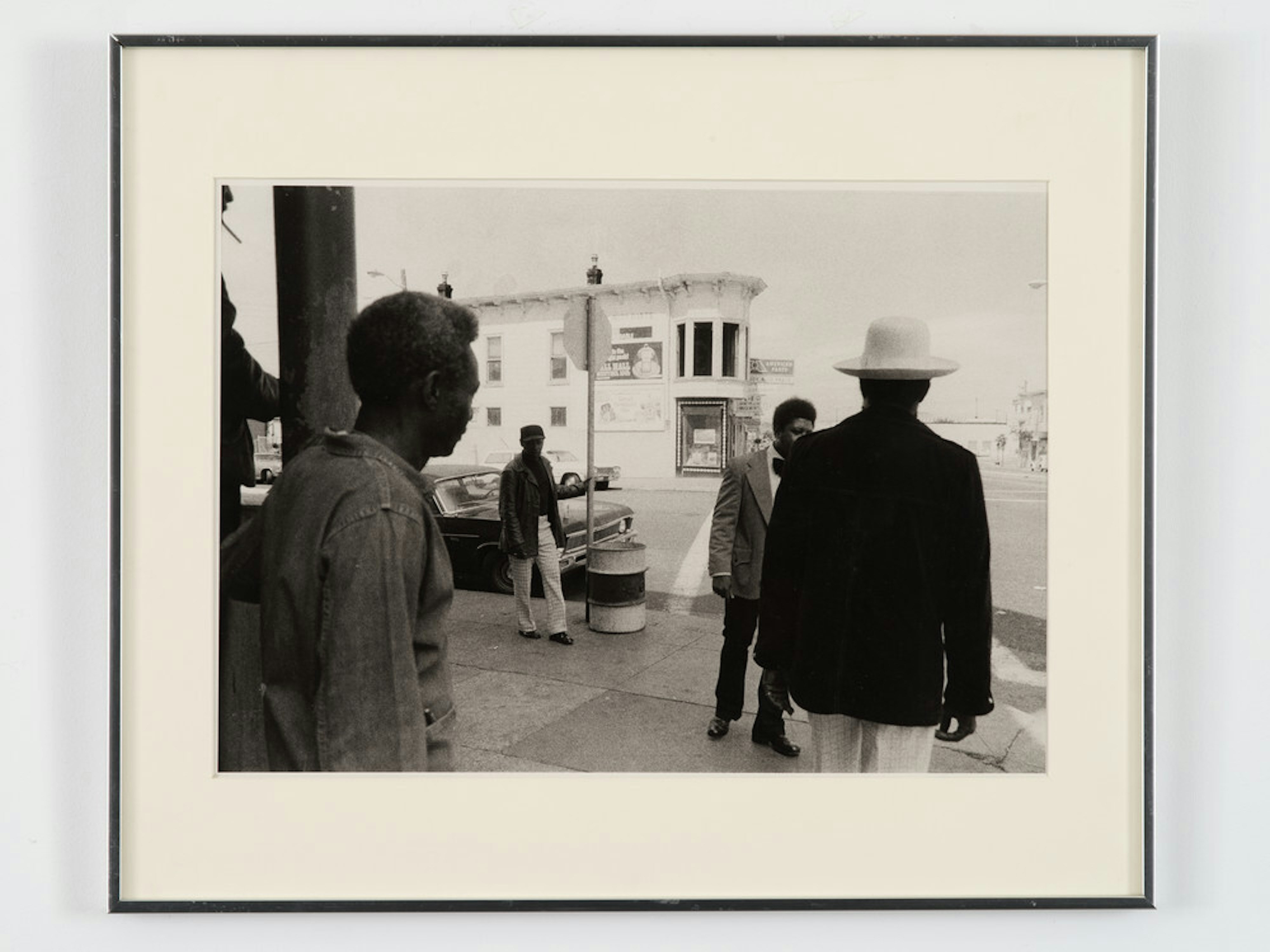 Black Eyes / Light Series (Man Standing on Corner)