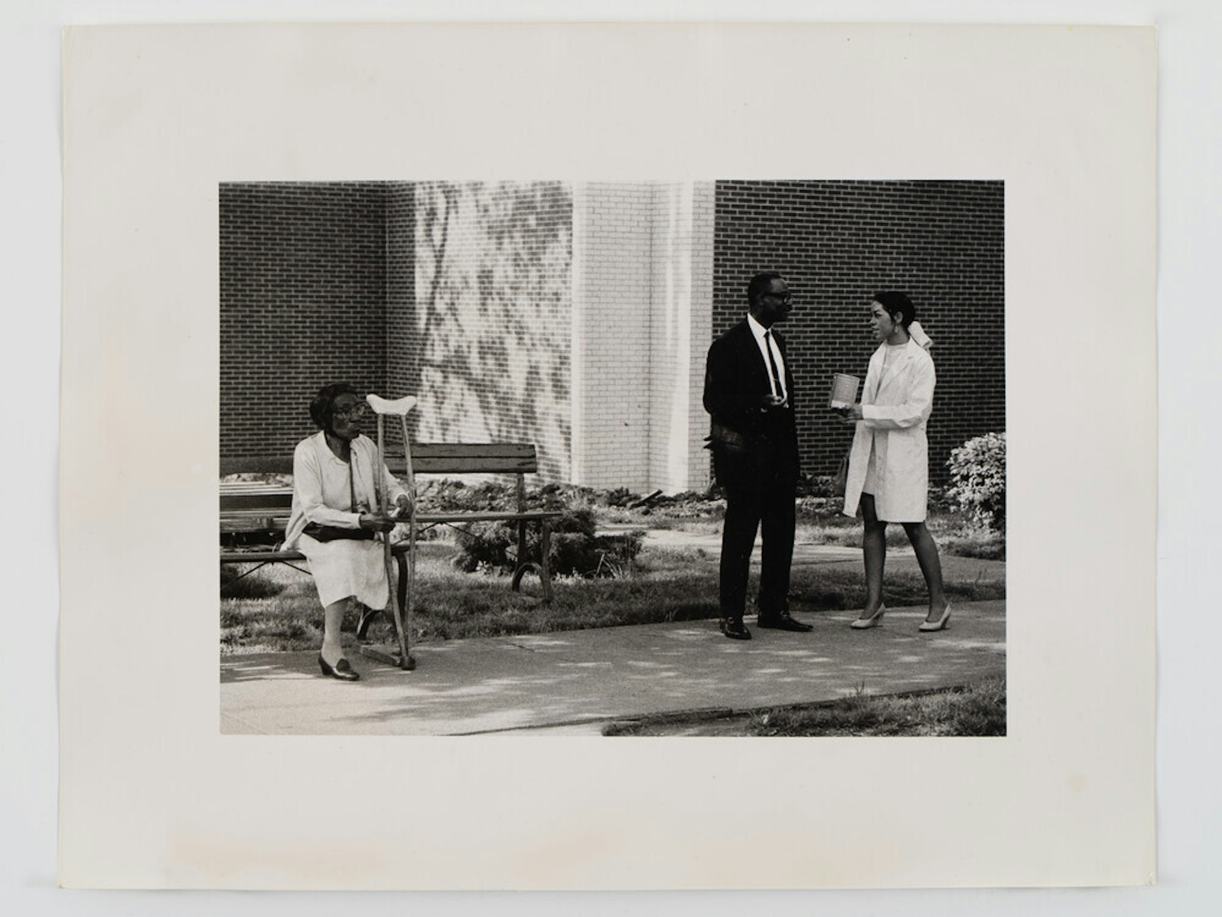 Untitled (Couple with Woman with Crutch)