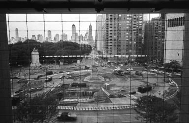 Columbus Circle Under Renovation, from Times Warner Atrium