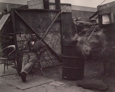 Brooklyn, NY (Seated Black Man)
