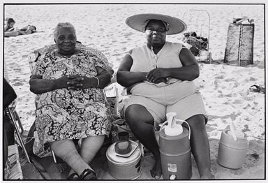 Brighton Beach, Mother and Daughter on a Picnic