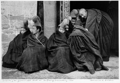 Monks of the Yellow Hat Sect at La Brang Monastery