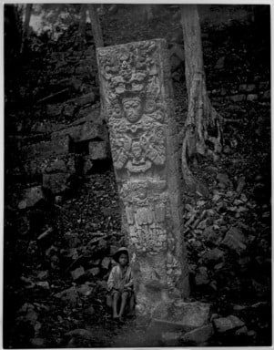 Copan. Stela P, West Face