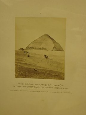 The Stone Pyramid of Dashur in the Necropolis of Noph