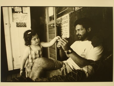 Ben Kramer and His Niece, Zoe, Hornby Island, British Columbia, from the Born Electrical Series