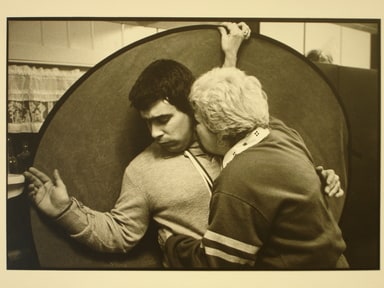 David Razzaia with His Mother Attempting an Embrace, from the Born Electrical Series