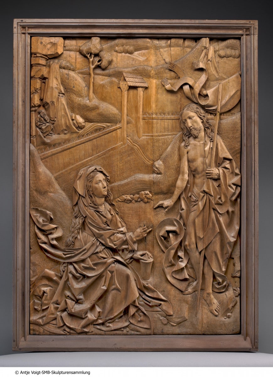 Die Erscheinung Christi vor Maria Magdalena (Teilstück vom Münnerstädter Retabel)