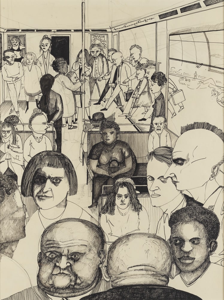 Le métro II (étude)