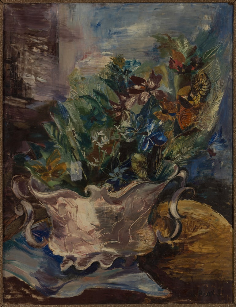 Nature morte au vase de fleurs