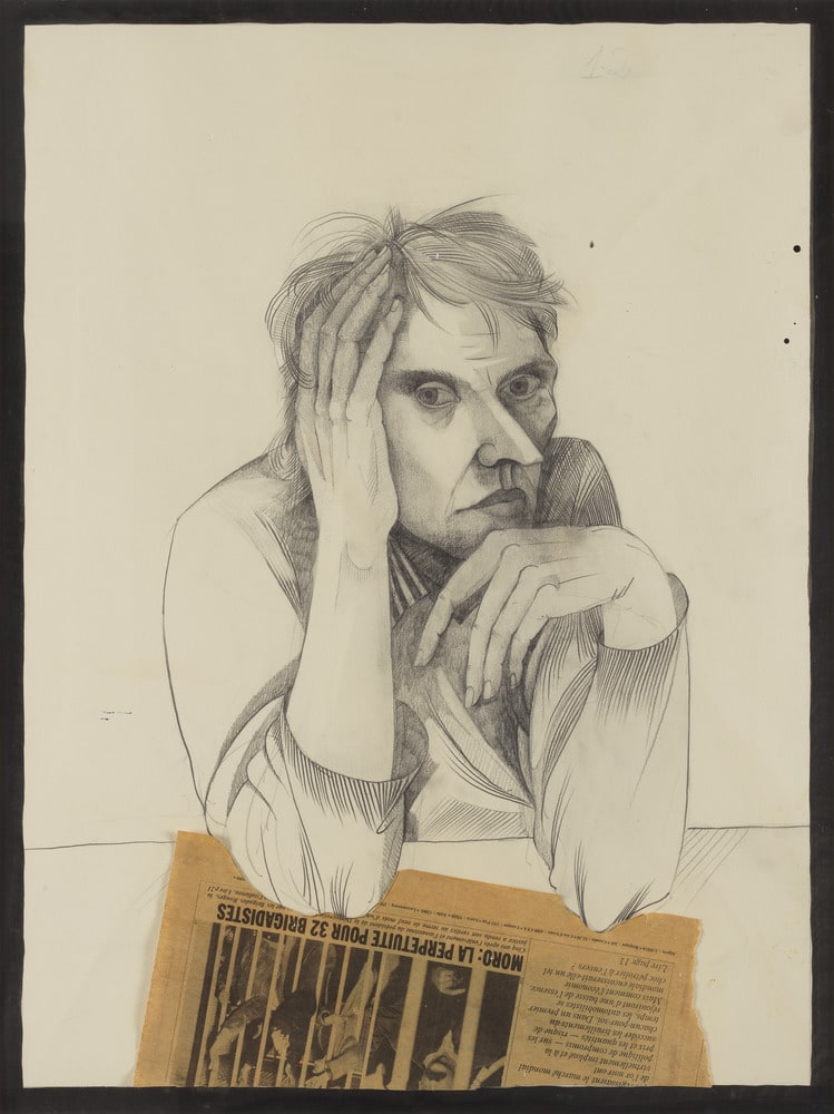 Autoportrait au journal
