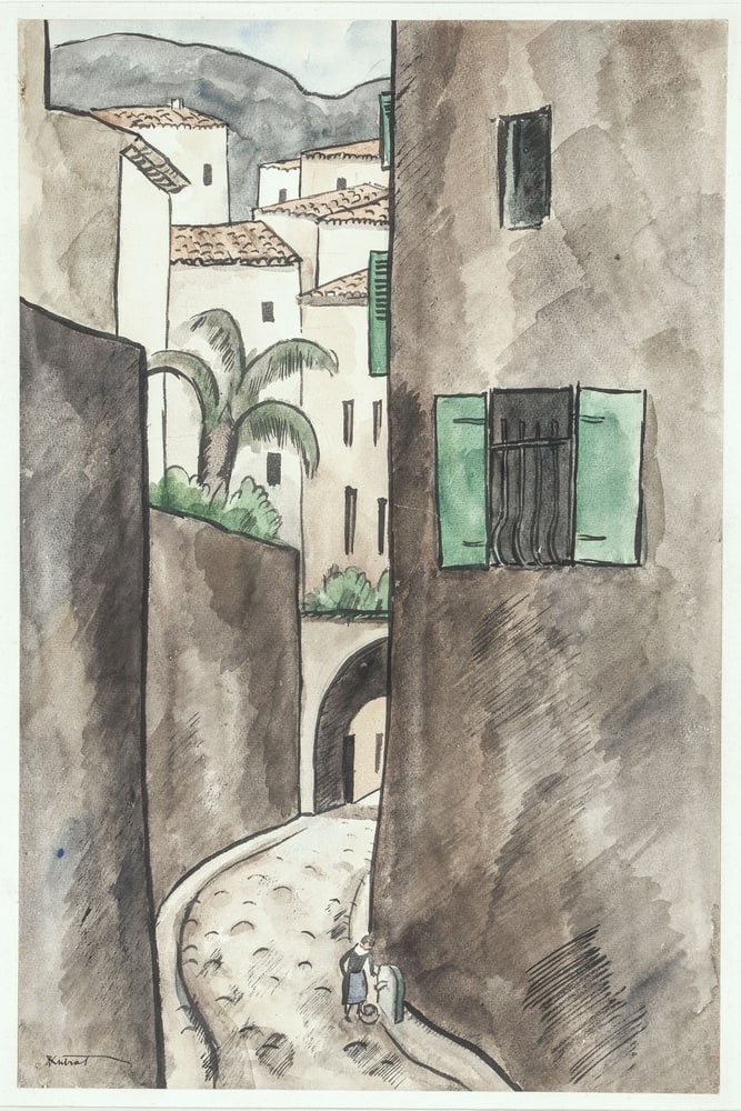 Rue et maisons méditerranéennes