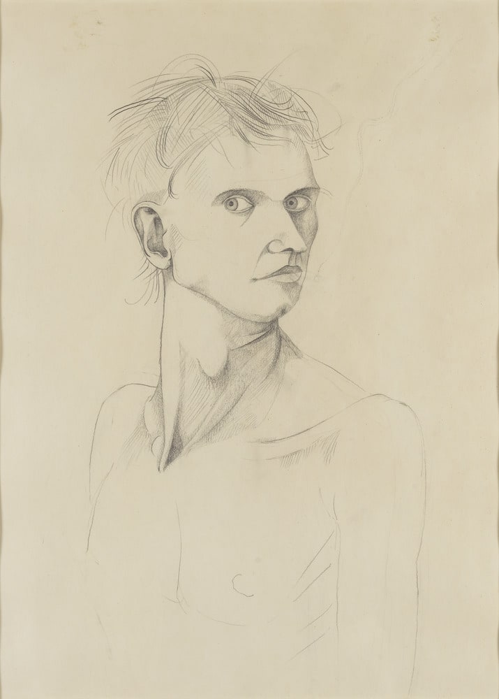 Autoportrait à la cigarette effacée