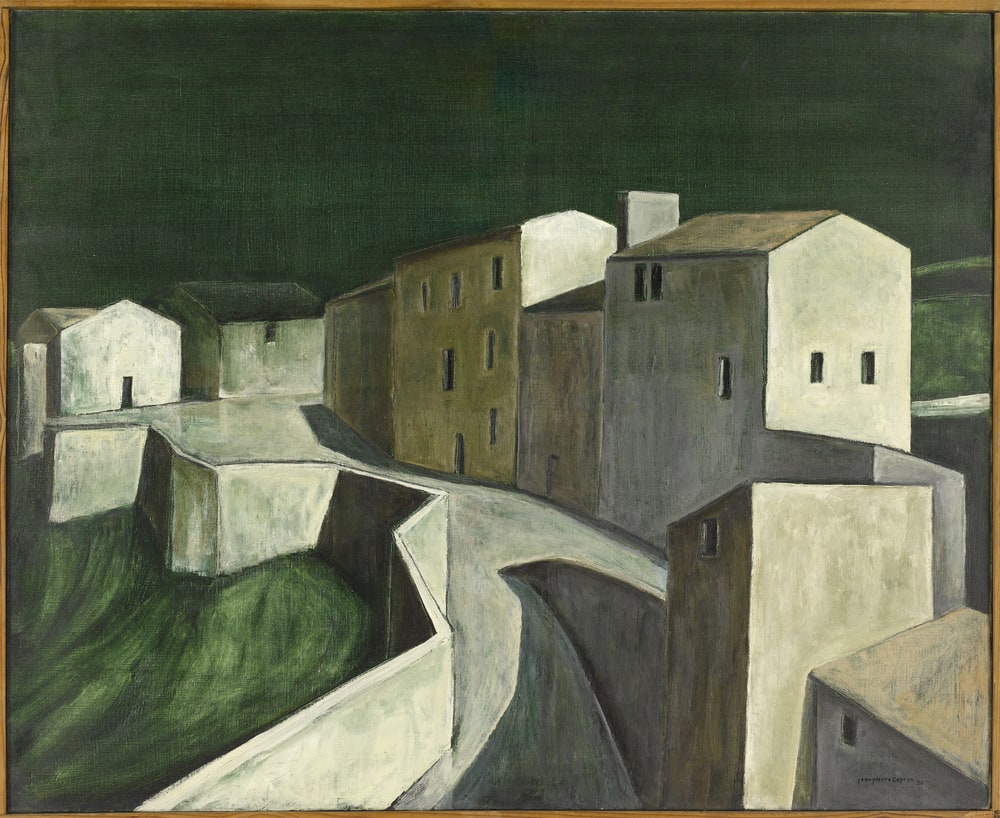 Maisons et murs blancs