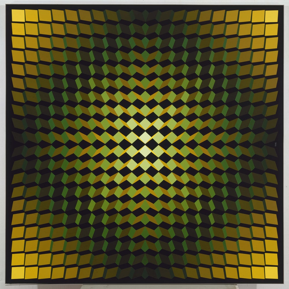 Cristallisation jaune-vert