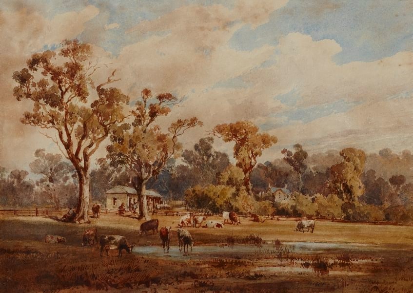 On the banks of the Yarra, Victoria