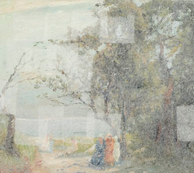 The road to the beach