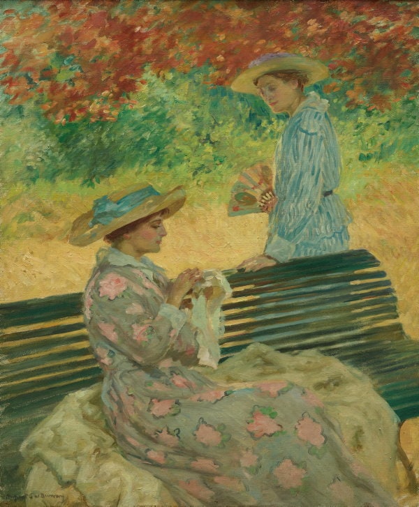 The garden bench