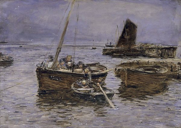 Rainy day, Carradale Harbour