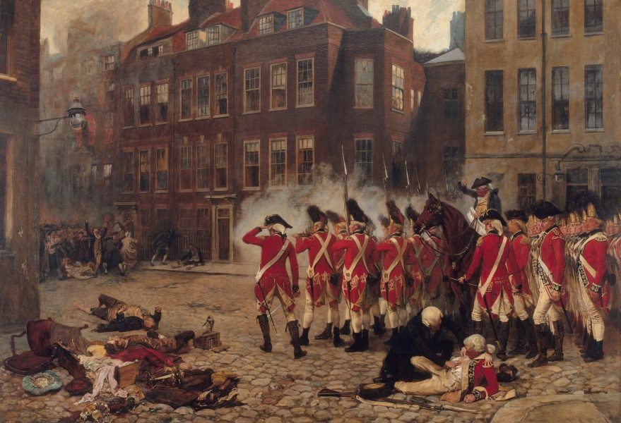 The Gordon riots 1780