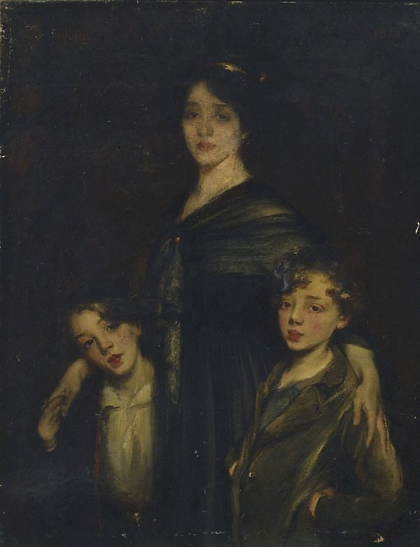 Mother and sons