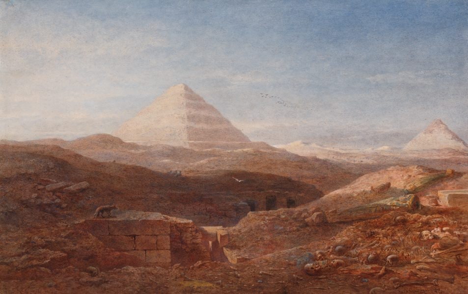 Near the pyramid, Sakkara