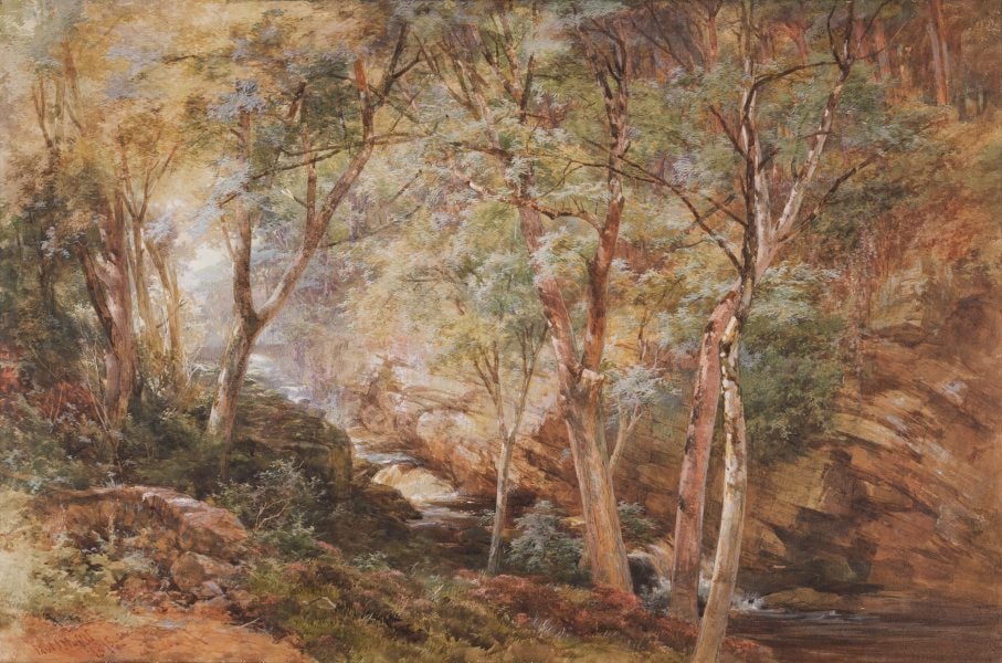 A stream from the Dochart, Perthshire