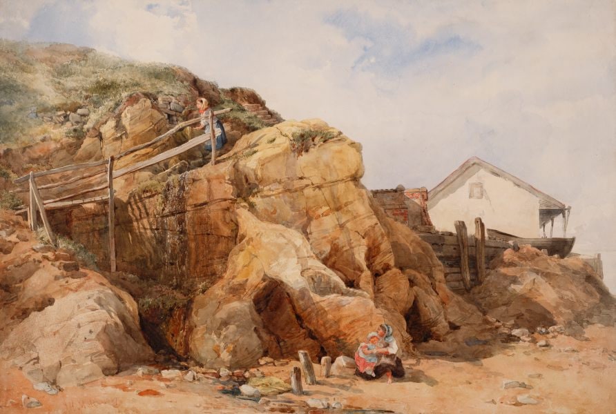 A sketch - coastal scene