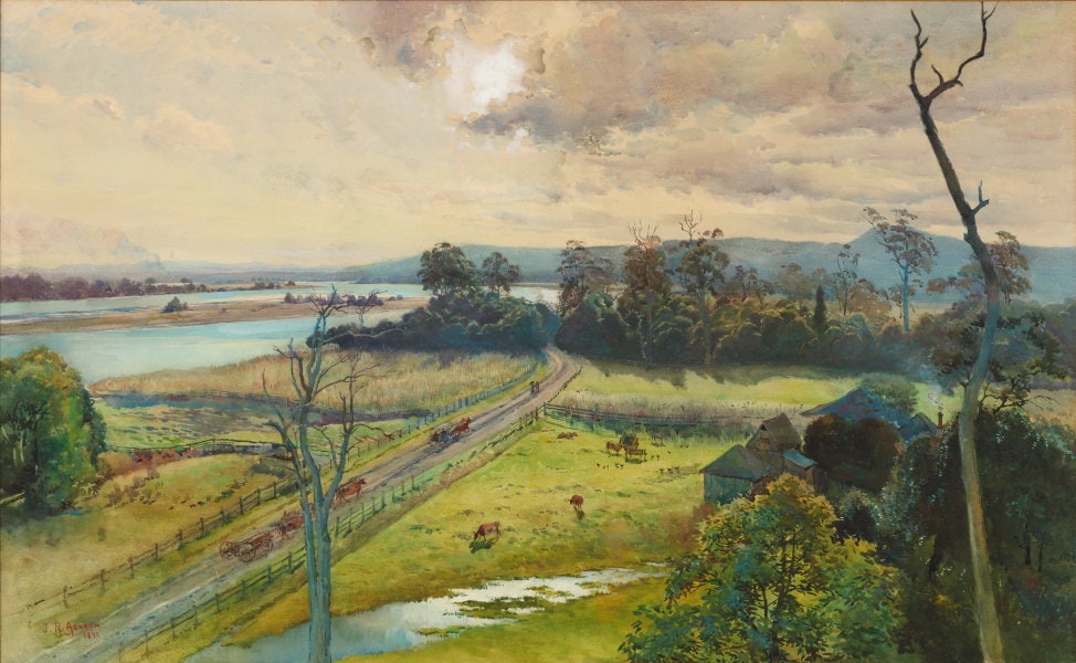 Shoalhaven River, junction with Broughton Creek, New South Wales