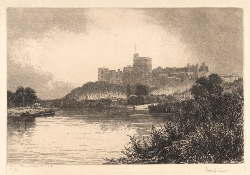 Windsor Castle from the Thames