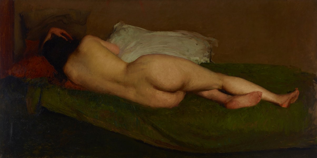 Nude reclining