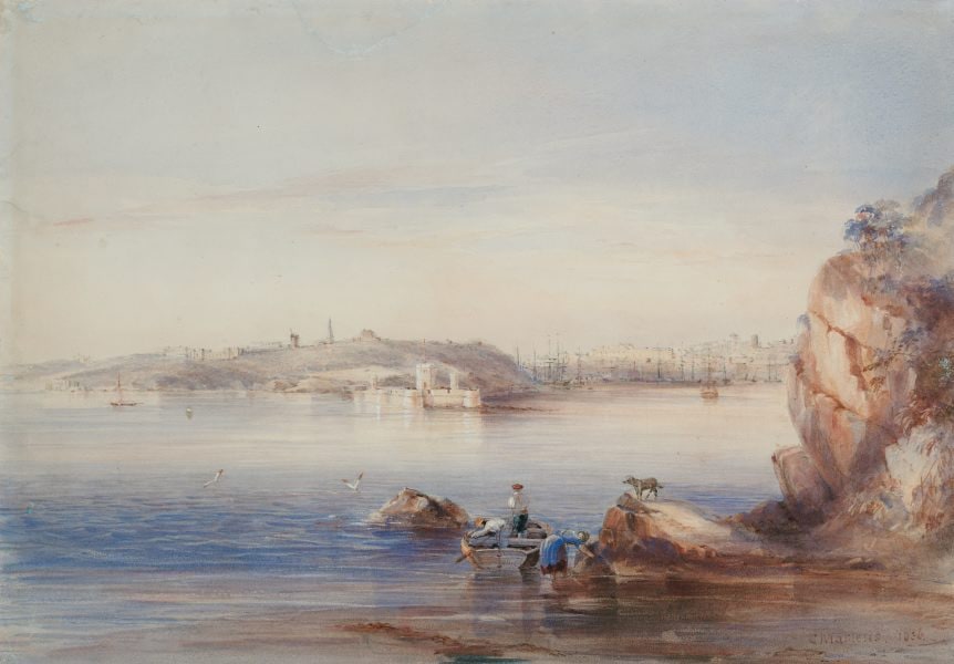 Fort Macquarie, Bennelong Point, from the North Shore