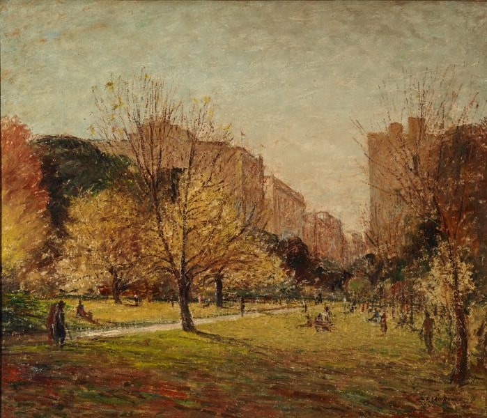 Autumn morning, Hyde Park
