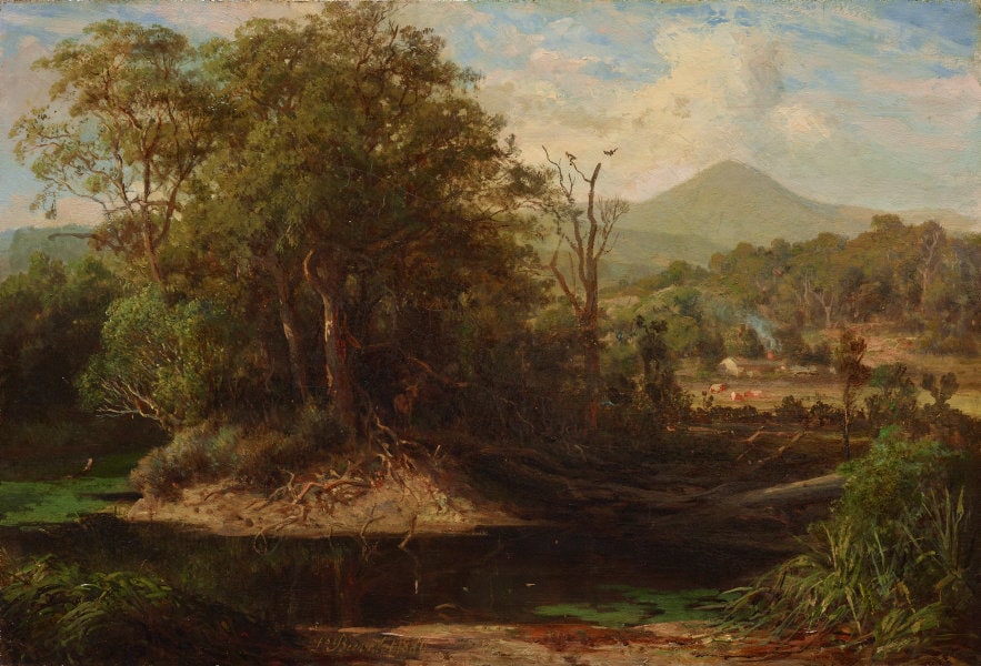 A pool at Yeringberg near Lilydale