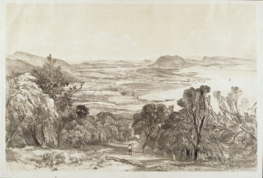 Hobart Town from Mount Nelson