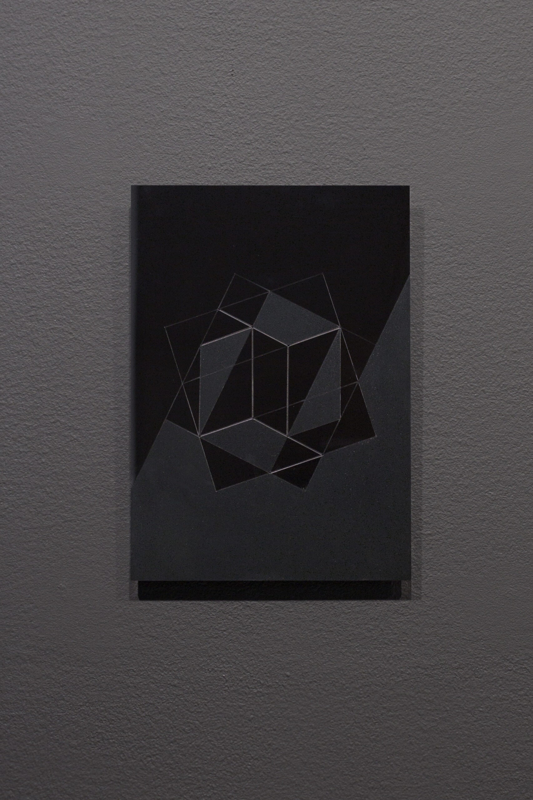 Black Letter nr. 55 (to Josef Albers), 2014-2015