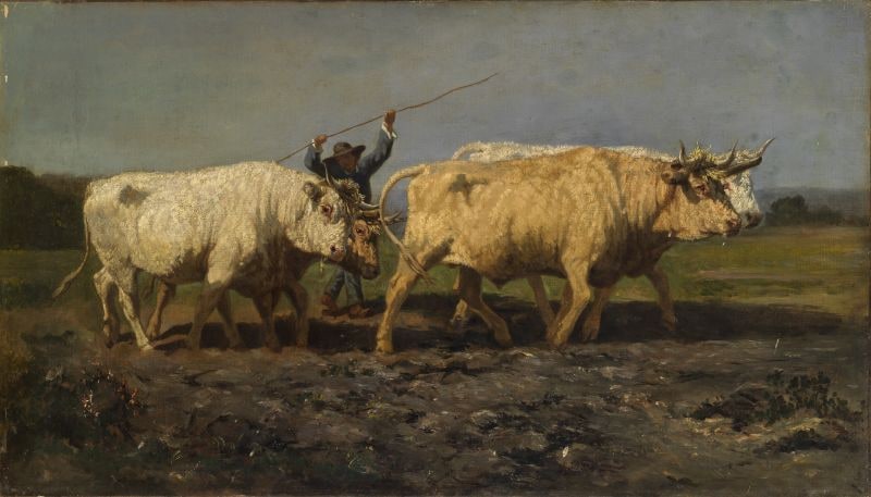 Study for Ploughing in the Nivernais