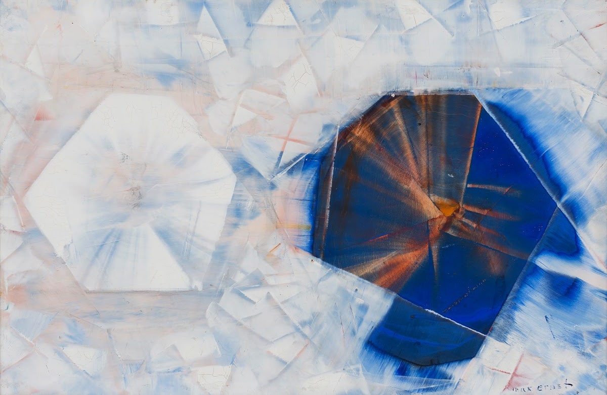 Crystals in White and Blue