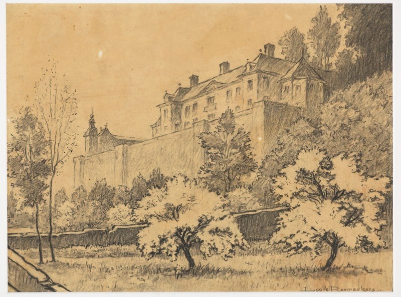 Gezicht op kasteel Neercanne