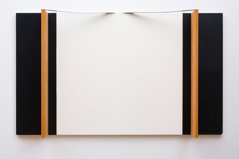 Schilderij met houten planken