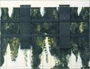 Schilderij met metalen banden