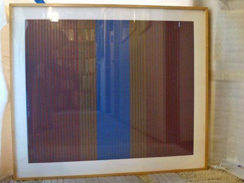Blue/Ochre/Red