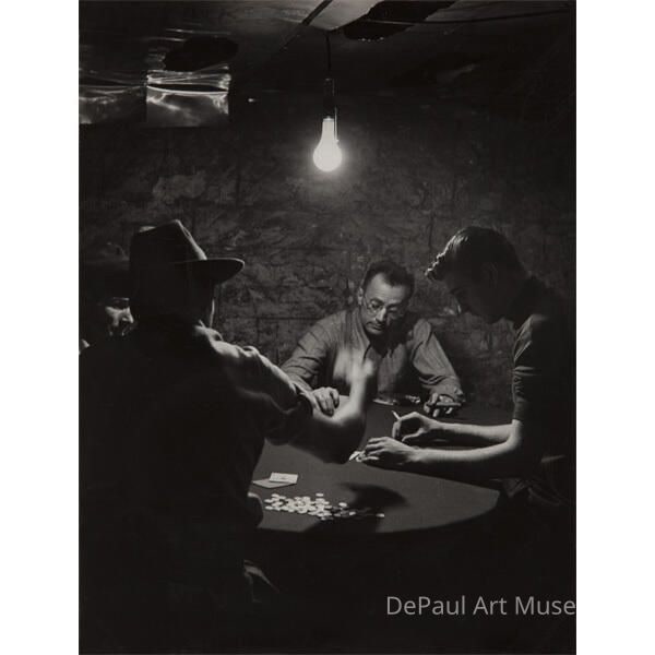 Algren at Poker Game with Man with Golden Arm