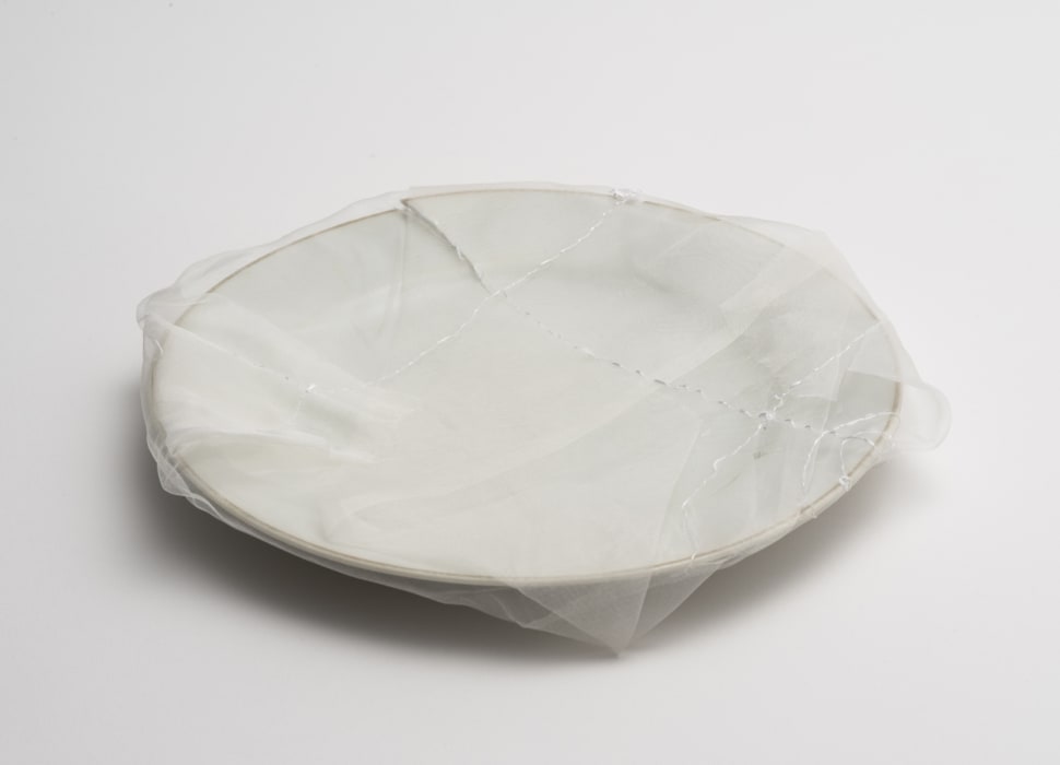 Renovated: Thrown white dish